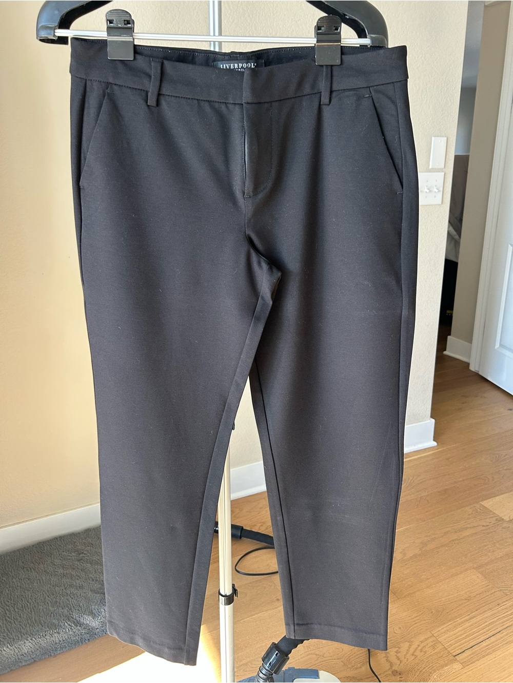 Liverpool Black Women's Tailored Ankle Pants